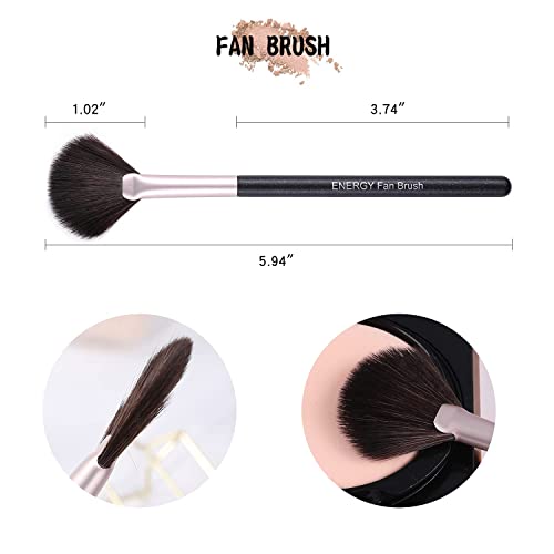 Compact Fan Hair Brush for Easy Styling - Image 3