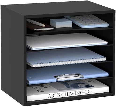 Wooden rack for organizing nail polish.