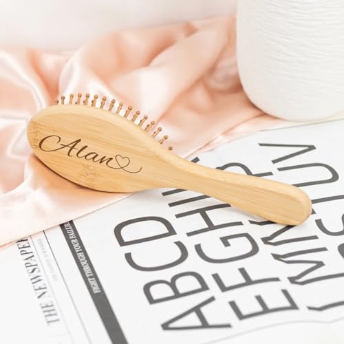 Custom Engraved Hair Brush with Personal Design, Durable and Stylish - Image 6