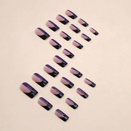 Purple Stick On Nails - Image 4