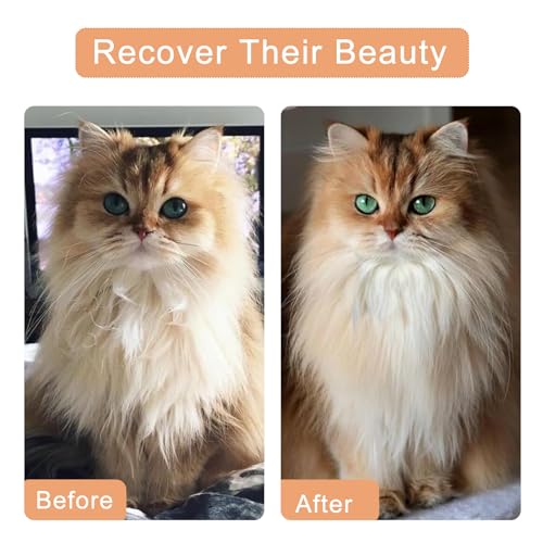 Pet Hair Cleaner Brush for Puppy Kitten Bunny with Release Button For Indoor Pet Hair Collection Self Cleaning Comb For Shedding Dog Grooming Brushes Cat Hair Deshedding Brush Comb(Piggy Shape) - Image 5