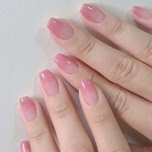 24-Piece Trendy Short Acrylic Nails for Stylish Chic Manicures