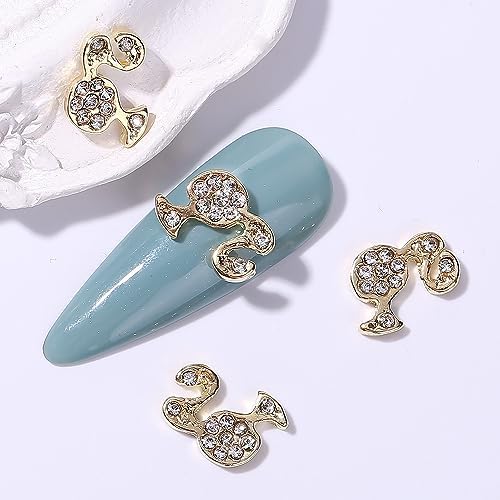 Kawaii Nail Charms 25Pcs Girl & Kitty Nail Charms for Acrylic Nails Y2K 3D Nail Rhinestones Gems Silver Diamond Nail Jewelry DIY Nail Art Decoration Supplies for Girls and Women - Image 7