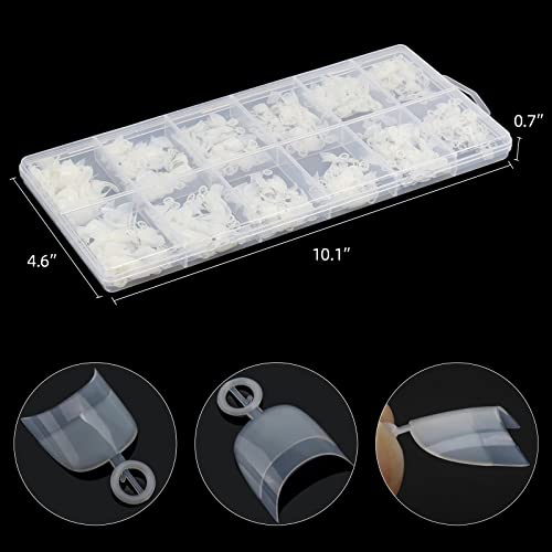 Square Round Acrylic Nails - Image 6