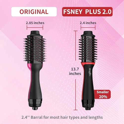 Pro Blow Dryer Brush: Efficient Professional Styling Tool, 1-Inch Barrel - Image 2