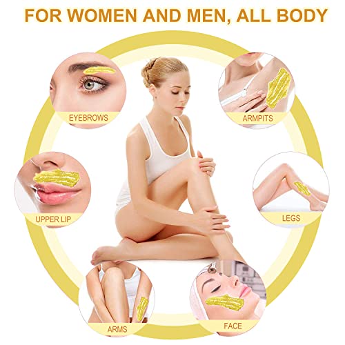 Sensitive Skin 1.3lb Hard Wax Beads with 20 Wax Sticks Hair Removal Kit - Image 4