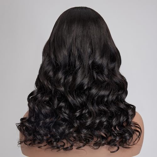 HD Lace Front Wigs Human Hair 180 Density Long Natural Body Wave Wig with 100% Human Hair for Black Women 16 Inch Closure Wig - Image 3