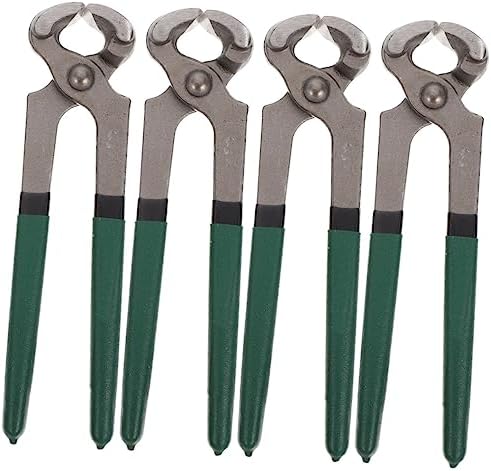 4pcs Sheep Hoof Pliers Hoof Trimmer Pig Hooves Trimmer Goat Hoof Nail Clippers Hoof Repair Shear Lamb Pro Tools Horseshoe Shearing Tool Cattle and Sheep Supplies Stainless Steel