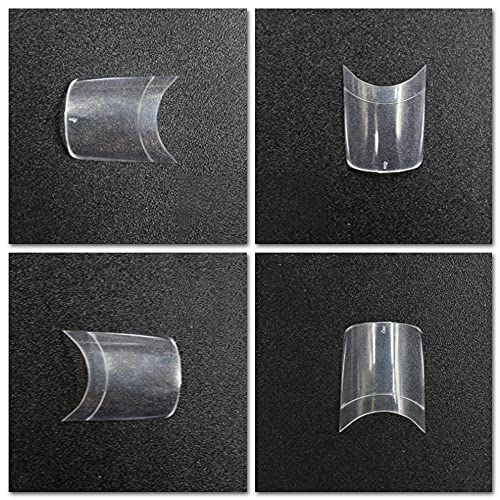 500 Pcs Short Nail Tips False Nails Tips Acrylic Nails Art Short French Fake Nails for Salon Professionals & Home Use - Image 3