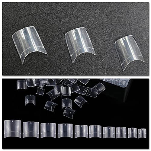 500 Pcs Short Nail Tips False Nails Tips Acrylic Nails Art Short French Fake Nails for Salon Professionals & Home Use - Image 5