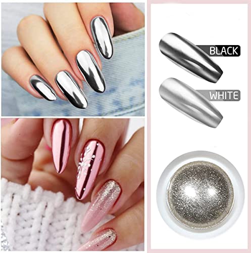 Shimmering Chrome Powder for Gel Nails 10g Stunning Nail Art Pigment - Image 4