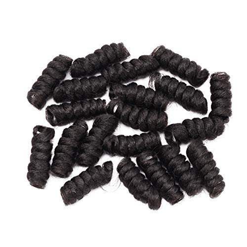14 Inch Remy Human Hair Weave Spiral Curl Natural Look and Feel - Image 5