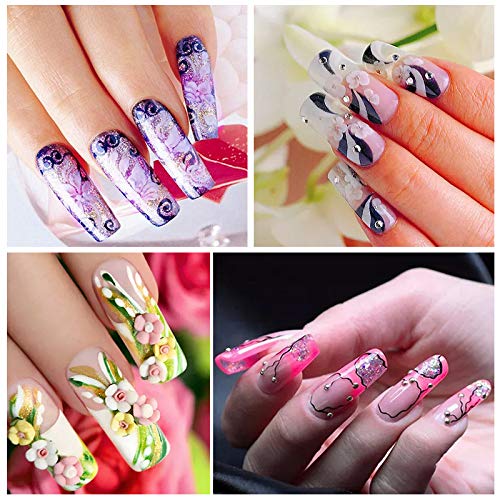 YIMART 500pcs Clear Flat Head Coffin Style French Nail Tips for Nail Art Salon Use - Image 3