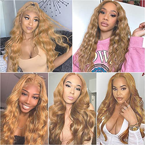 Blonde Bundles Human Hair 613 Body Wave Bundles P27/613 Human Hair Bundles 8 inch Single Bundle Two Tone Blonde Mixed With Honey Blonde Bundle for Women - Image 2