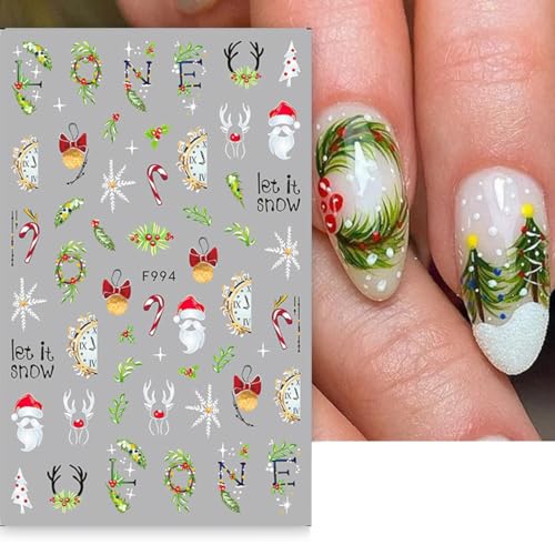 Festive New Year's Eve Gel Nail Art Kit 12 Unique Designs for Sparkling Looks - Image 9