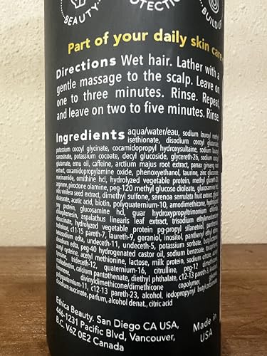 Ethica Hair Growth Shampoo and Conditioner Set - Cleanse and Hydrate for Healthy Hair and Scalp, Moisturizing Shampoo and Conditioner, High Performance Hair Care, 8.45 fl. Oz. / 250 mL - Image 7