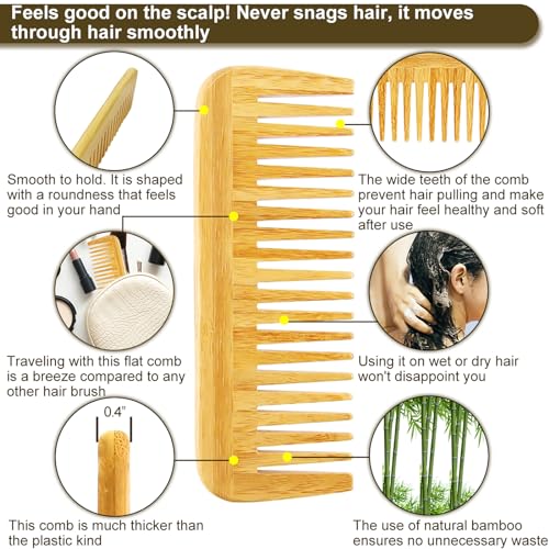 Detangling hair brush for knots and tangles. - Image 6