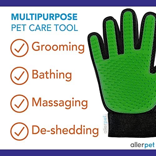 Cat hair grooming glove for shedding control. - Image 3