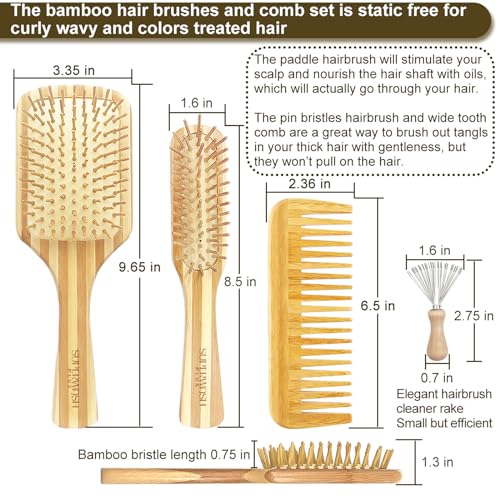 Detangling hair brush for knots and tangles. - Image 2