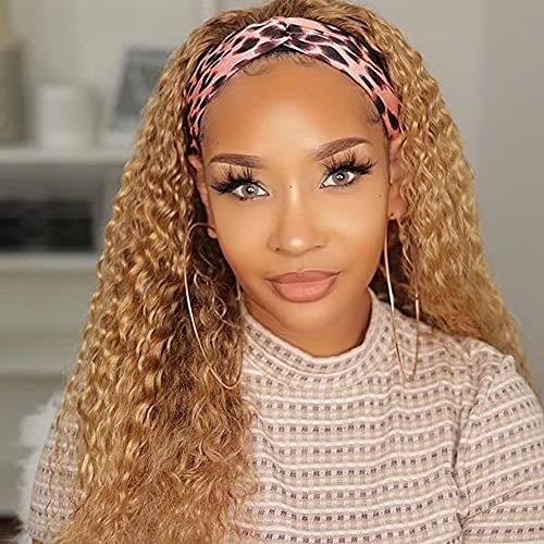 Human Hair Half Wig Blonde