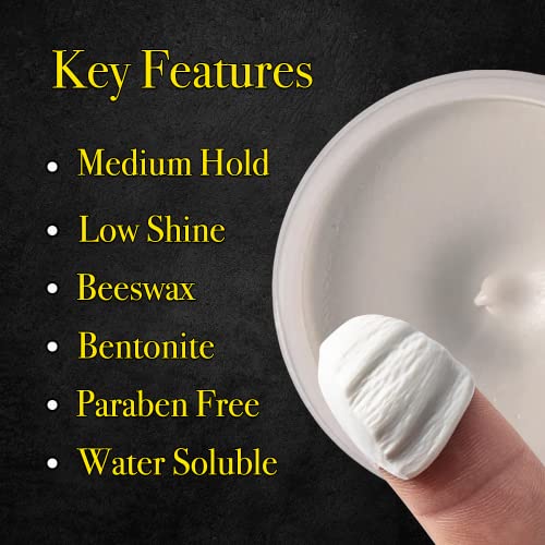 Hair clay for men's styling and texture. - Image 2