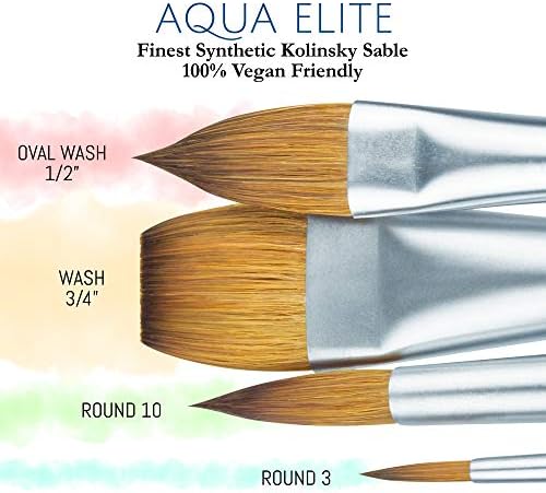 1 Inch Precision Sable Brush for Quality Painting Artwork, Artist Grade - Image 2