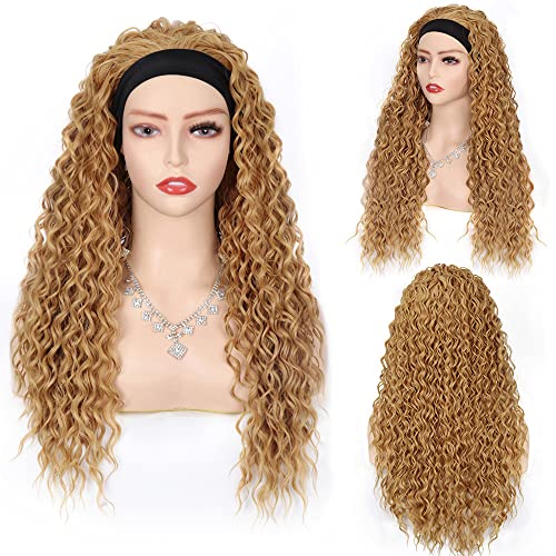 Human Hair Half Wig Blonde - Image 3