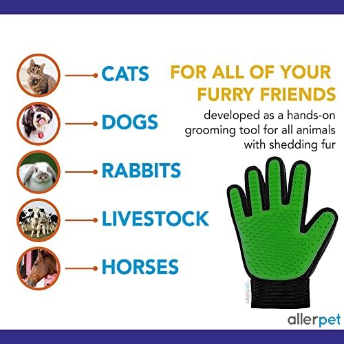 Cat hair grooming glove for shedding control. - Image 4