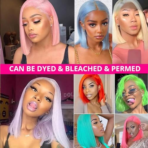 Platinum Blonde Lace Front Human Hair Wig for Women, 13x4 Lace, Natural Feel - Image 6