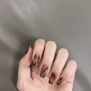 Chic Short Acrylic Nail Designs Set 24 Nails for Trendy Stylish Looks