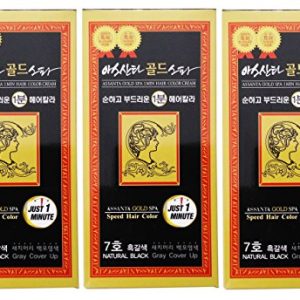 Natural Herbal Hair Dye Kit Vibrant Color 100% Chemical-Free Formula Large Size