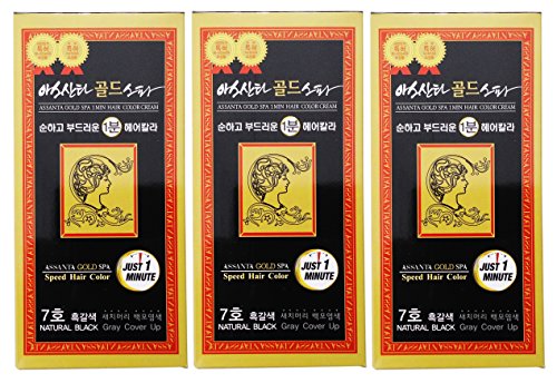 Natural Herbal Hair Dye Kit Vibrant Color 100% Chemical-Free Formula Large Size