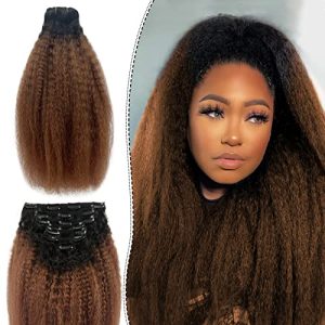 Kinky Clip In Human Hair Extension