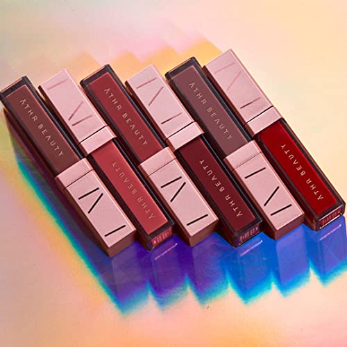 ĀTHR Radiant Ruby Lip Creme - Ruby Shade | Nourishes and Hydrates Lips | Vivid Color - Image 2