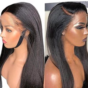 Kinky Human Hair Half Wig ? Short Version