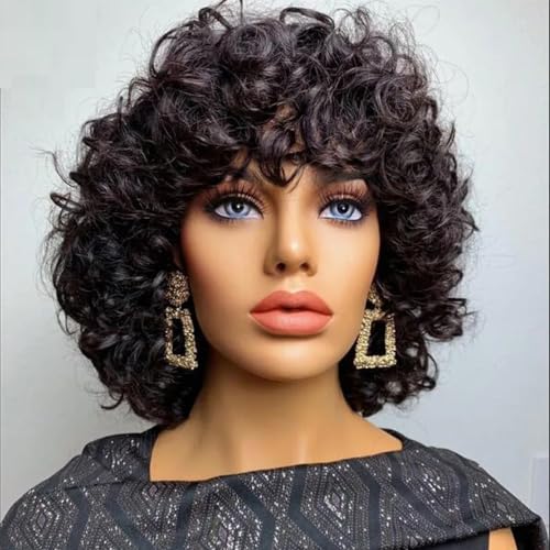 Human Hair Wig Black Hair