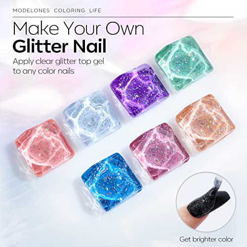15ml Shimmer Nail Polish Top Coat for Long-Lasting Shine and Protection - Image 5