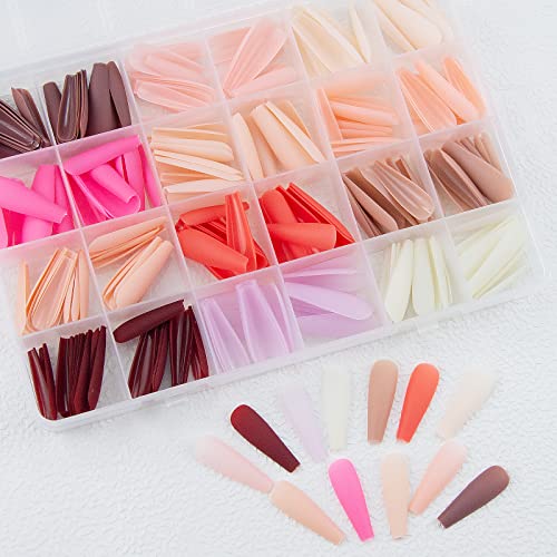 Matte Hot Pink Acrylic Nail Design Kit for Trendy Nail Art Enthusiasts - Image 3