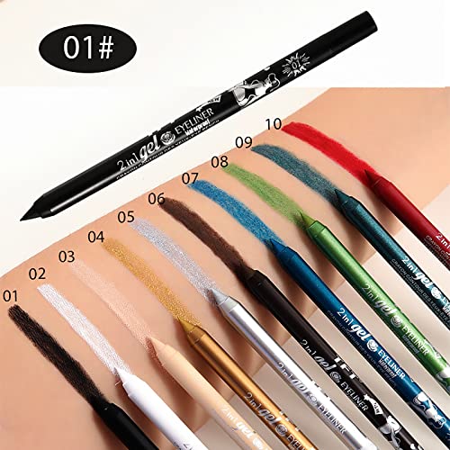 Magnetic Eyeliner Black Quick-drying Silver Eyeliner Pen Waterproof Sweat Proof Long Lasting Non Smudging Eye Liner 5ML No Tug Gel Liner, One Size - Image 4