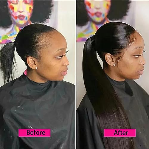 Short Human Hair Ponytail ? 10 inches - Image 4