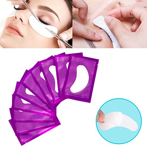 150 Pack Purple Under Eye Gel Patches for Eyelash Extensions - 0.5 oz - Image 5