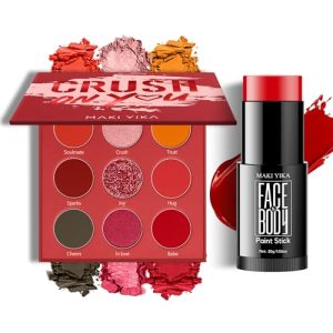 Intense Red Eyeshadow