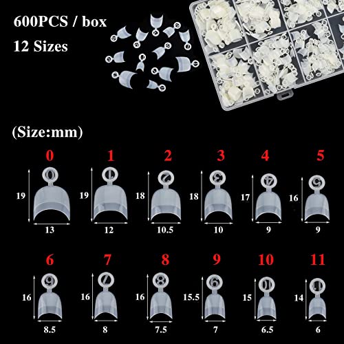 Square Round Acrylic Nails - Image 5