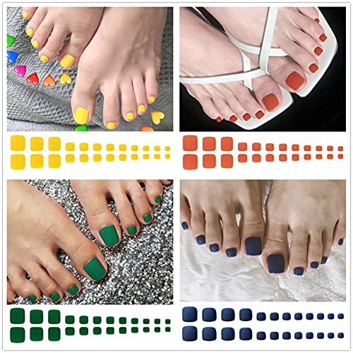 Yellow toenails result from wearing nail polish. - Image 6