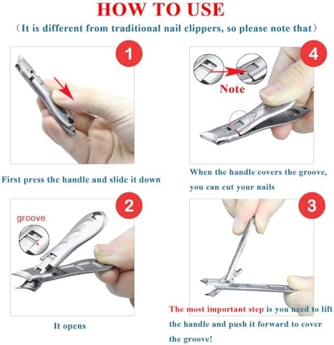 Easy Life Nail Clippers for Effortless Trimming, Large Size - Image 2