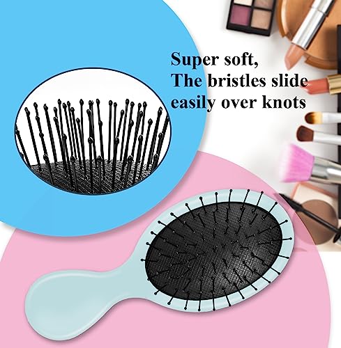 Durable Blue Hair Brush for All Hair Types - Gentle Detangling & Styling - Image 6