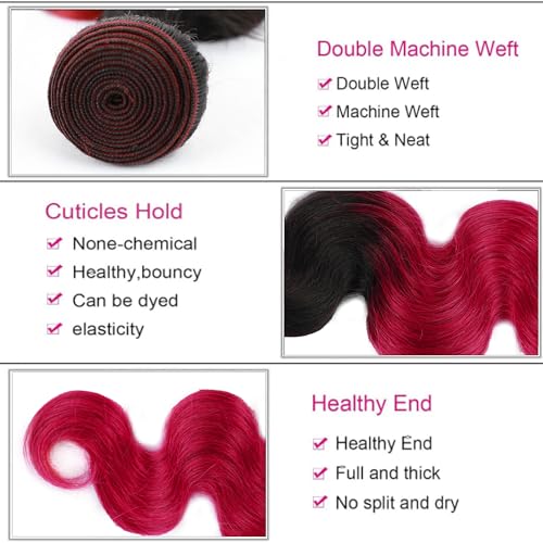 Red Human Hair Bundles - Image 2