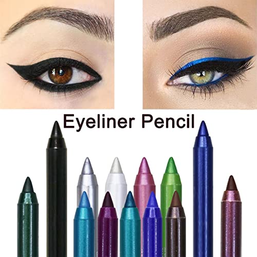 Eyeliner Pearlescent Eye Liner Women Cosmetics Long Lasting Gel Eyeliner Waterproof No Fade Precise Ultra Fine Quick Drying Ultra-Pigmented Mother's Day Girls Womens Gift - Image 4