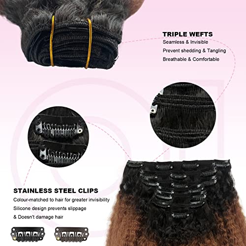 Kinky Clip In Human Hair Extension - Image 4