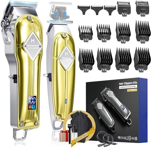 Limural PRO Men's Hair Clipper and Trimmer Set 13 Combs 6500 RPM New Condition